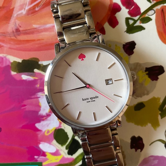 kate spade Accessories - Kate Spade New York Silver Gramercy Watch